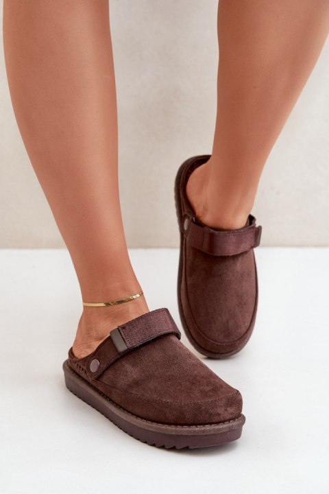 Kapcie Model Neliel CA-27 Czekolada - Step in style Kapcie Model Neliel CA-27 Czekolada - Step in style
