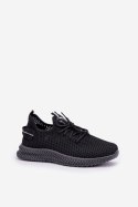 Buty Sportowe Sneakersy damskie siateczkowe Model Harice NB726 czarne black