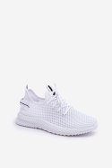 Buty Sportowe Sneakersy damskie siateczkowe Model Harice NB726 białe white