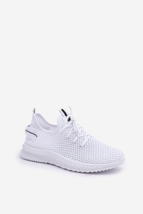 Buty Sportowe Sneakersy damskie siateczkowe Model Harice NB726 białe white Buty Sportowe Sneakersy damskie siateczkowe Model Harice NB726 białe white