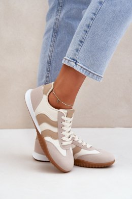 Buty Sportowe Model Maretina BL582P Beige - Step in style