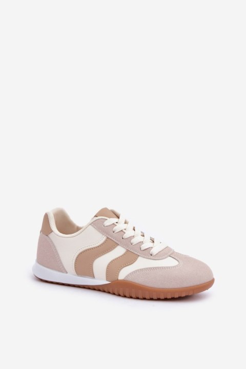Buty Sportowe Model Maretina BL582P Beige - Step in style Buty Sportowe Model Maretina BL582P Beige - Step in style