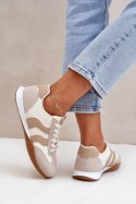 Buty Sportowe Model Maretina BL582P Beige - Step in style