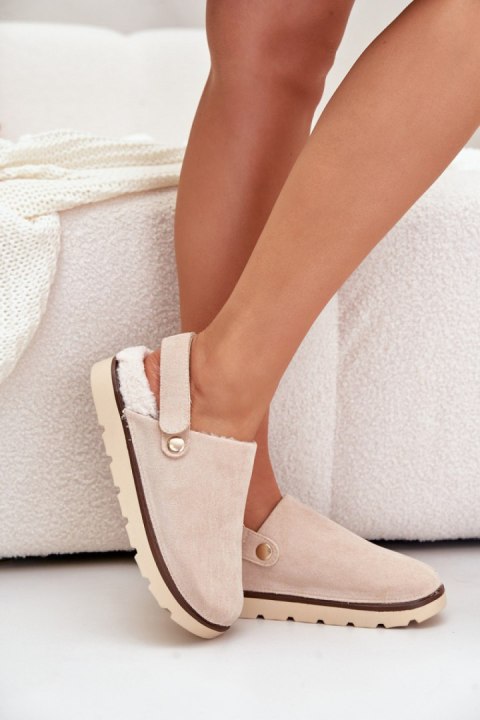Kapcie Model Sanilora 100-418 Beige - Step in style Kapcie Model Sanilora 100-418 Beige - Step in style