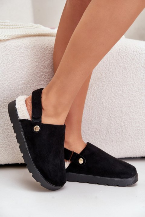 Kapcie Model Sanilora 100-418 Black - Step in style Kapcie Model Sanilora 100-418 Black - Step in style