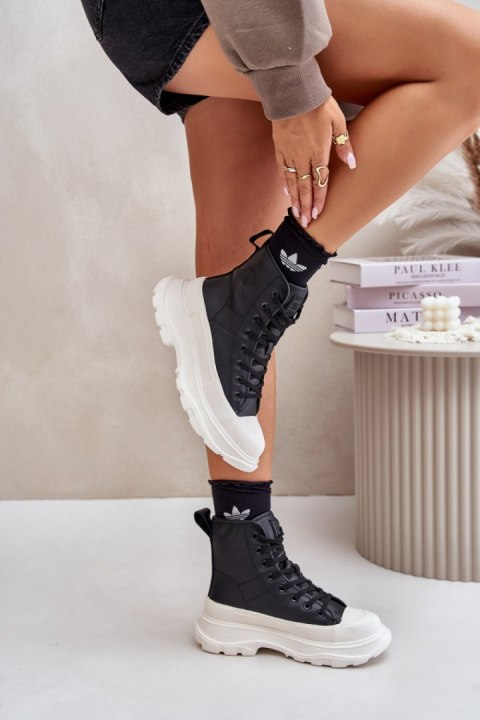 Buty sportowe Trampki damskie za kostkę Model Big Star Black 116 Buty sportowe Trampki damskie za kostkę Model Big Star Black 116