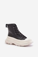 Buty sportowe Trampki damskie za kostkę Model Big Star Black 116