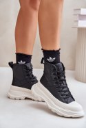 Buty sportowe Trampki damskie za kostkę Model Big Star Black 116
