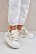 Buty Sportowe Model Laloma LA296P Beige - Step in style Step in style