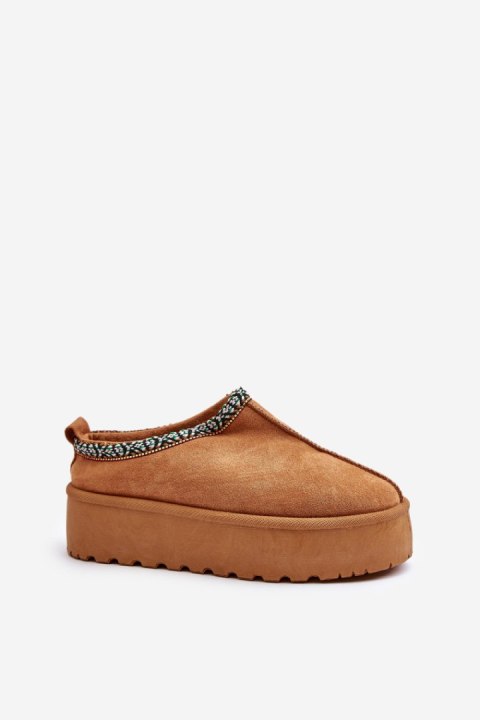 Kapcie Model Neroma 877-1 Camel - Step in style Kapcie Model Neroma 877-1 Camel - Step in style