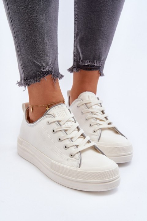 Buty sportowe Trampki damskie Model Big Star NN274850 White Buty sportowe Trampki damskie Model Big Star NN274850 White