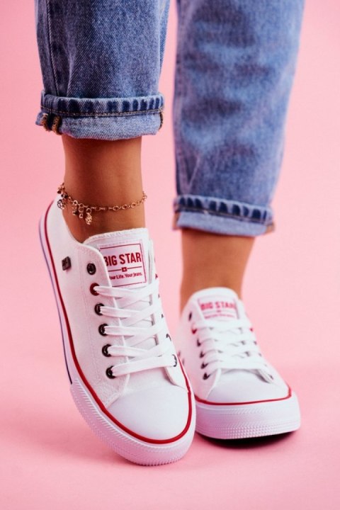 Buty sportowe Trampki damskie Model Big Star White 117 Buty sportowe Trampki damskie Model Big Star White 117