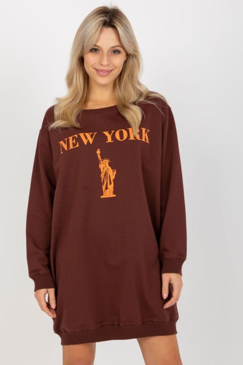Bluza Damska Model VI-BL-3212.15X Brown/Orange - Factory Price Bluza Damska Model VI-BL-3212.15X Brown/Orange - Factory Price