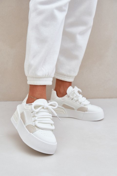 Buty Sportowe Model Laloma LA296P White - Step in style Step in style Buty Sportowe Model Laloma LA296P White - Step in style Step in style