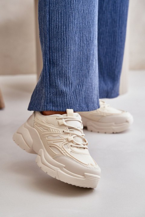 Buty Sportowe Model Lerista MM06 Light Beige - Step in style Buty Sportowe Model Lerista MM06 Light Beige - Step in style