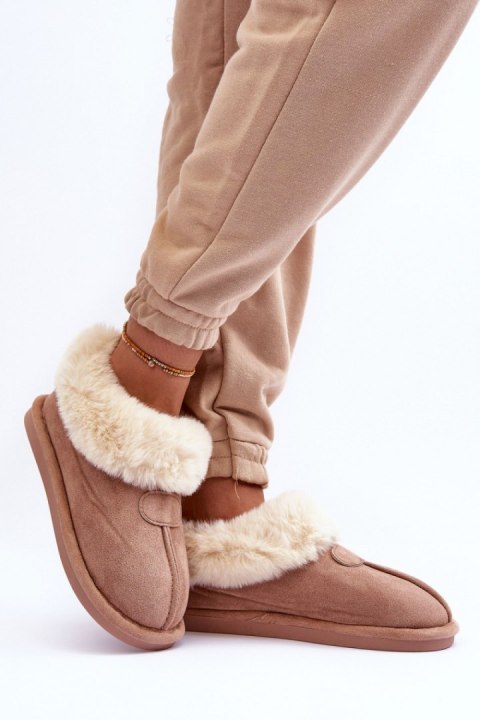 Kapcie Model Lanoze EV-58 Beige - Step in style Kapcie Model Lanoze EV-58 Beige - Step in style