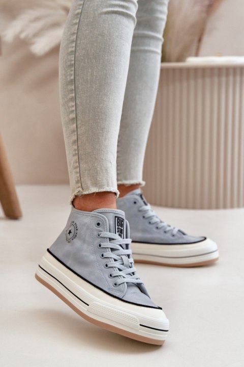 Buty sportowe Trampki damskie Model Big Star OO274069 Blue Buty sportowe Trampki damskie Model Big Star OO274069 Blue