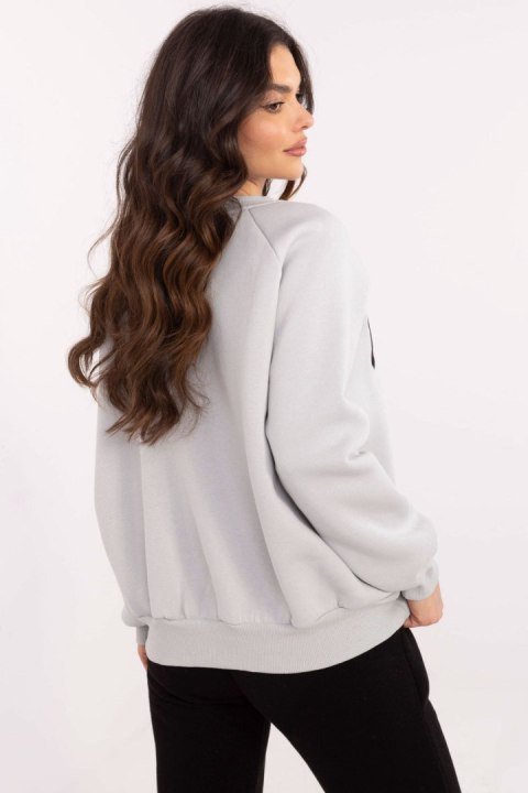 Bluza Damska Model EM-BL-857-1.92P Light Grey - Factory Price Bluza Damska Model EM-BL-857-1.92P Light Grey - Factory Price