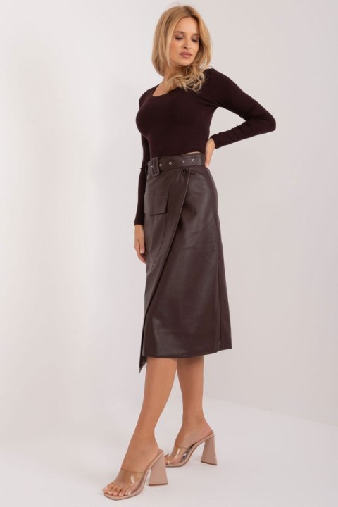 Spódnica Model EM-SD-B9326.64 Dark Brown - Factory Price Spódnica Model EM-SD-B9326.64 Dark Brown - Factory Price