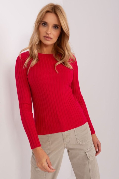 Sweter Damski Model PM-SW-PM1089.09P Red - Factory Price Sweter Damski Model PM-SW-PM1089.09P Red - Factory Price