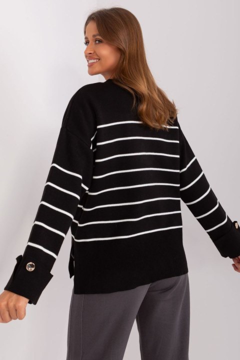 Sweter Damski Model TO-SW-010.11X Black - Factory Price Sweter Damski Model TO-SW-010.11X Black - Factory Price