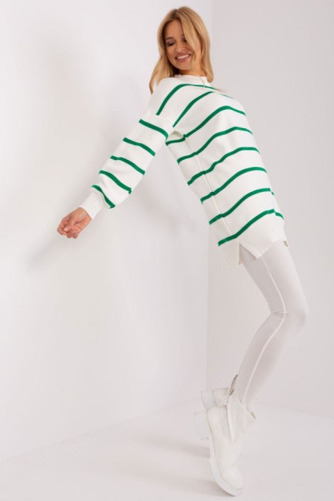 Sweter Damski Model TO-SW-1309.31 Green - Factory Price Sweter Damski Model TO-SW-1309.31 Green - Factory Price