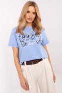 Tshirt Damski Model CLM-BZ Light Blue - Factory Price
