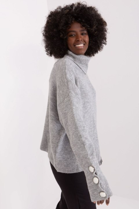 Golf Damski Model BA-SW-015.01P Grey - Badu Golf Damski Model BA-SW-015.01P Grey - Badu