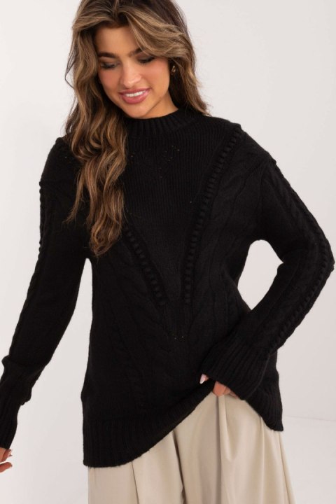 Sweter Damski Model BA-SW-0574.44 Black - Badu Sweter Damski Model BA-SW-0574.44 Black - Badu