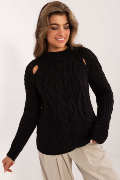 Sweter Damski Model BA-SW-1560.19 Black - Badu Sweter Damski Model BA-SW-1560.19 Black - Badu