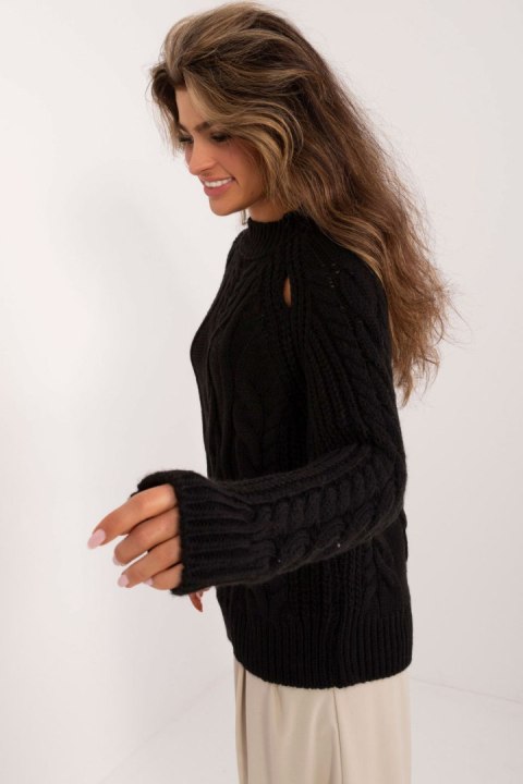 Sweter Damski Model BA-SW-1560.19 Black - Badu Sweter Damski Model BA-SW-1560.19 Black - Badu