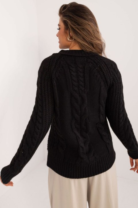 Sweter Damski Model BA-SW-1560.19 Black - Badu Sweter Damski Model BA-SW-1560.19 Black - Badu