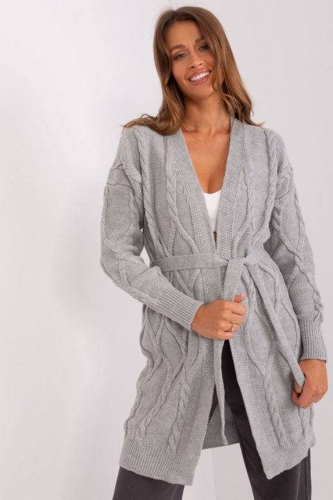 Sweter Kardigan Model BA-SW-8009-1.84P Grey - Badu Sweter Kardigan Model BA-SW-8009-1.84P Grey - Badu