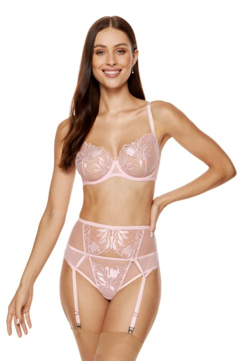 Pas do pończoch damski Model Coco PPW Pink - Gorteks