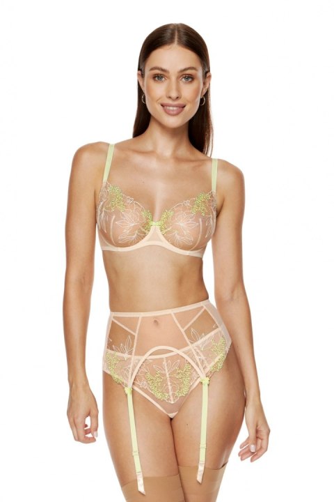 Pas do pończoch damski Model Soleil PPW Beige - Gorteks Pas do pończoch damski Model Soleil PPW Beige - Gorteks