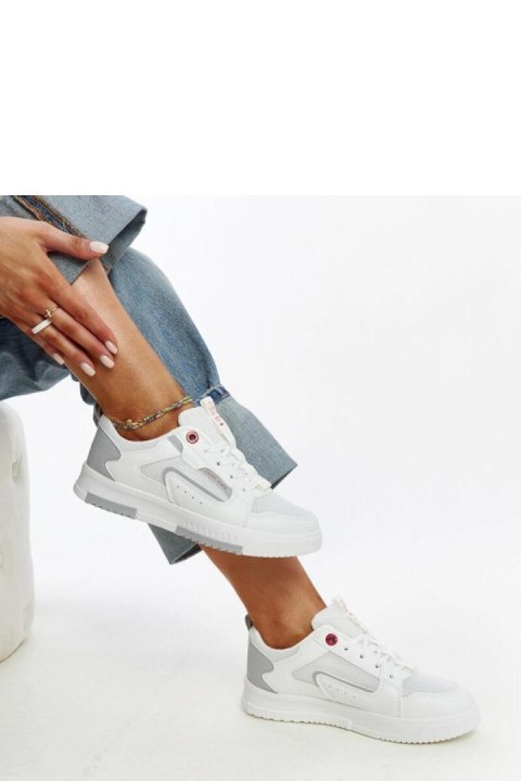 Białe sneakersy damskie CROSS JEANS - Solea Białe sneakersy damskie CROSS JEANS - Solea