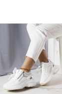 Białe sneakersy na koturnie Stacey - Solea
