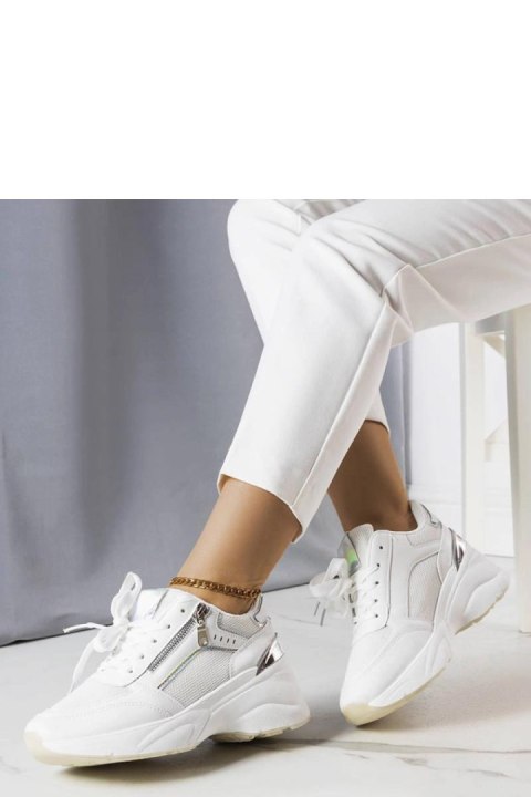 Białe sneakersy na koturnie Stacey - Solea Białe sneakersy na koturnie Stacey - Solea