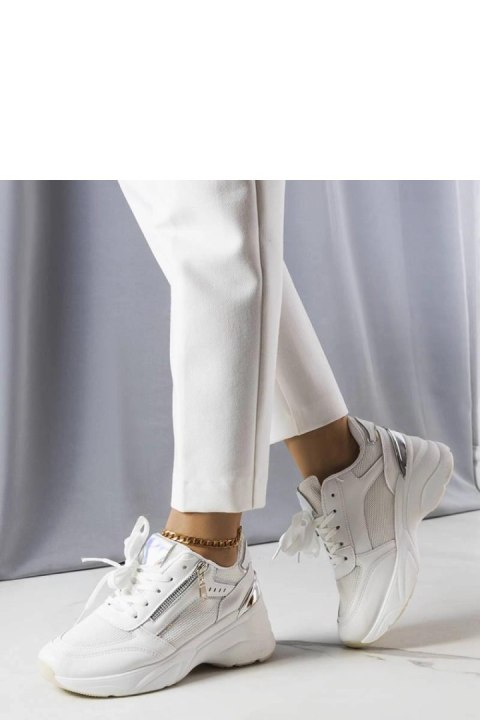 Białe sneakersy na koturnie Stacey - Solea Białe sneakersy na koturnie Stacey - Solea