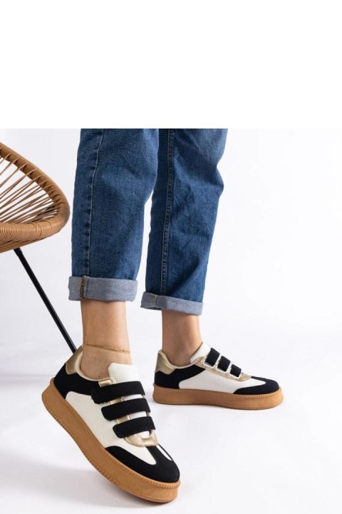 Czarne sneakersy zapinane na rzepy Mena - Solea Czarne sneakersy zapinane na rzepy Mena - Solea