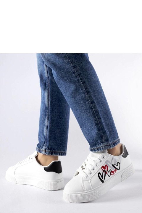 Białe sneakersy na platformie Montclair - Solea Białe sneakersy na platformie Montclair - Solea