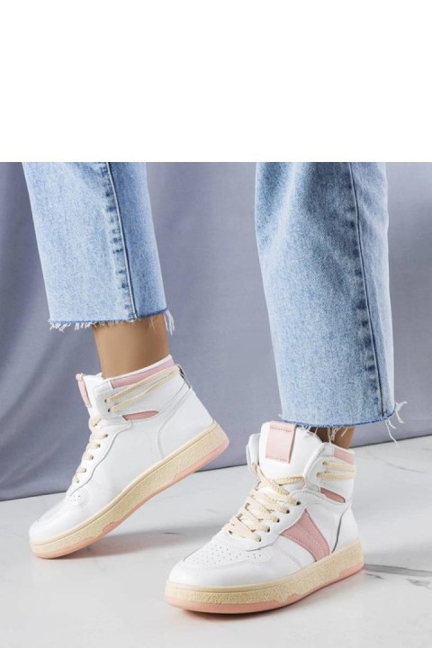 Różowe sneakersy za kostkę Robin - Solea Różowe sneakersy za kostkę Robin - Solea