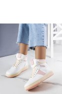 Różowe sneakersy za kostkę Robin - Solea