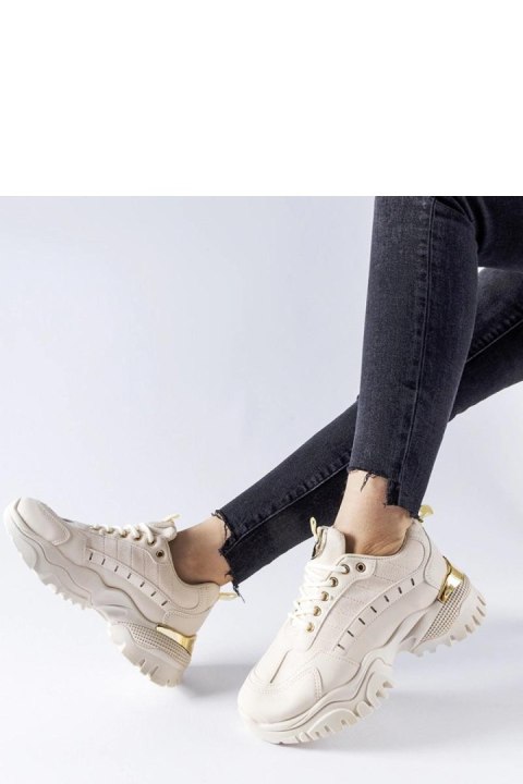 Beżowe sportowe sneakersy Laudes - Solea Beżowe sportowe sneakersy Laudes - Solea