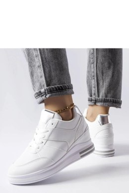 Białe sneakersy na koturnie CinqMars - Solea