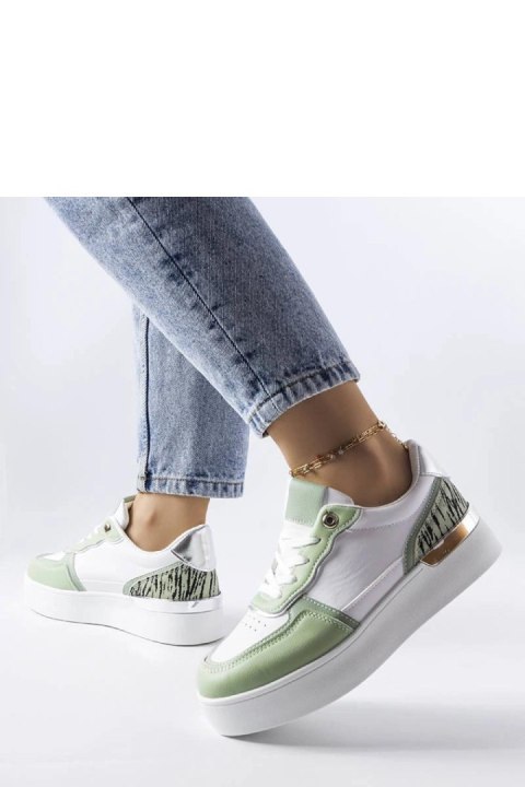 Zielone sneakersy na platformie Tooele - Solea Zielone sneakersy na platformie Tooele - Solea