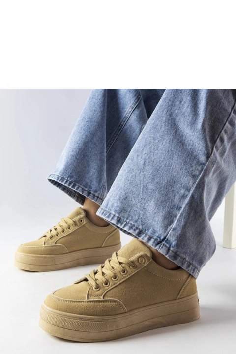 Beżowe sneakersy na platformie Amathymes - Solea Beżowe sneakersy na platformie Amathymes - Solea