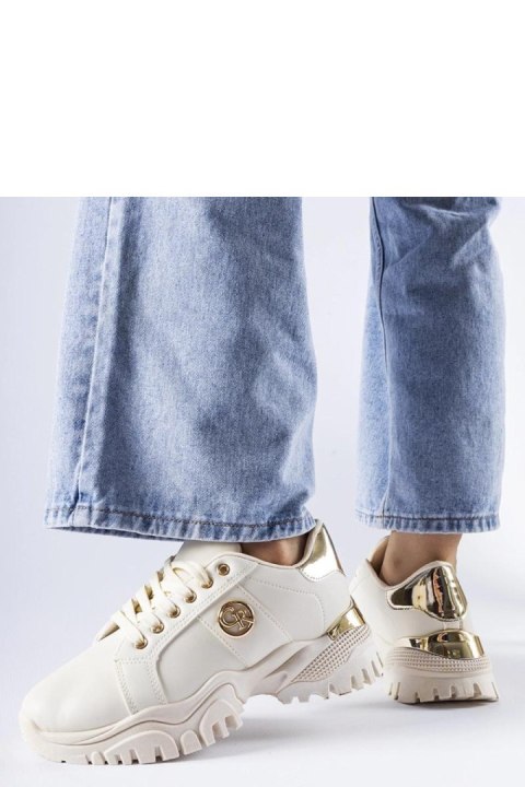 Beżowe sneakersy na masywnej podeszwie Arpaia - Solea Beżowe sneakersy na masywnej podeszwie Arpaia - Solea