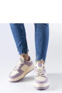Fioletowe sneakersy na platformie Crim - Solea