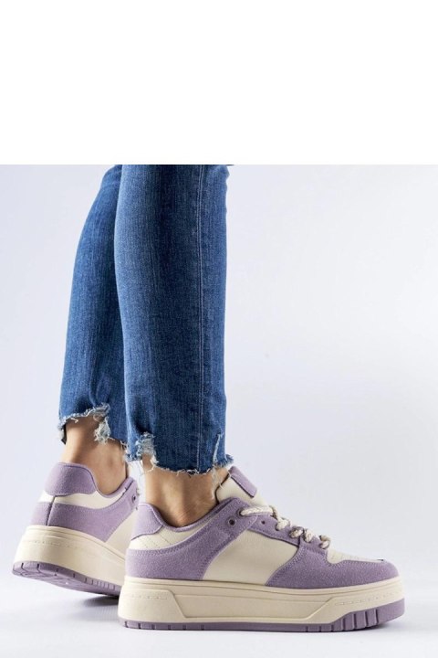 Fioletowe sneakersy na platformie Crim - Solea Fioletowe sneakersy na platformie Crim - Solea